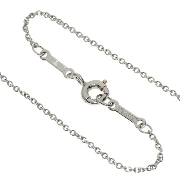 TIFFANY Silver Diamond Necklace - Picture 3 of 5